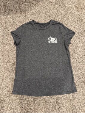 Short Sleeve Introverted Book Club Graphic Tee Small Grey